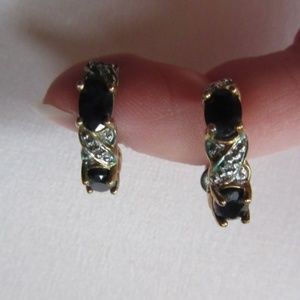 Sapphire Earrings Arc